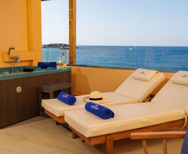 Palmera Beach Hotel Deluxe Room Sea View Outdoor Jacuzzi 7