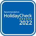 Recommended on HolidayCheck 2022