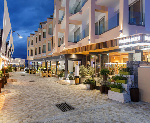 Palmera Beach Outside Hotel Entrance
