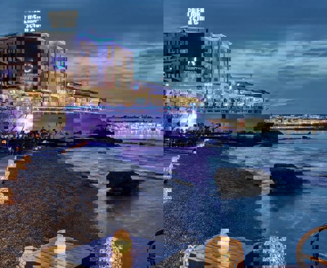 Seaside Palmera Night View