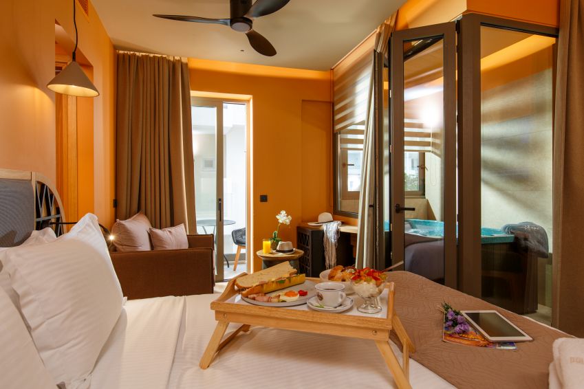 Palmera Beach Hotel Superior Deluxe Suite Steam Shower And Jacuzzi 9314