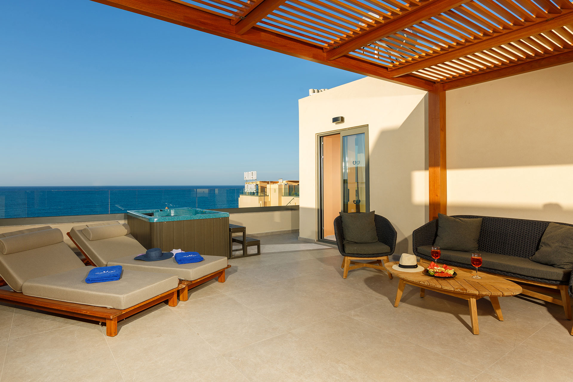 Palmera Beach Hotel Superior Deluxe Suite Sea View Jacuzzi 3829